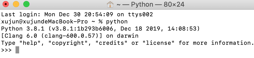 更改mac系统默认python为最新的版本