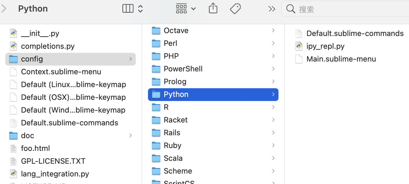 Mac上设置SublimeREPL插件默认运行python3